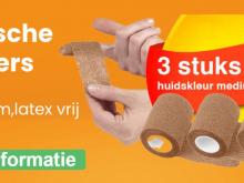 Elastische pleisters XL huidskleur - Zeer flexibel, 75 mm  | Aanbieding 2023